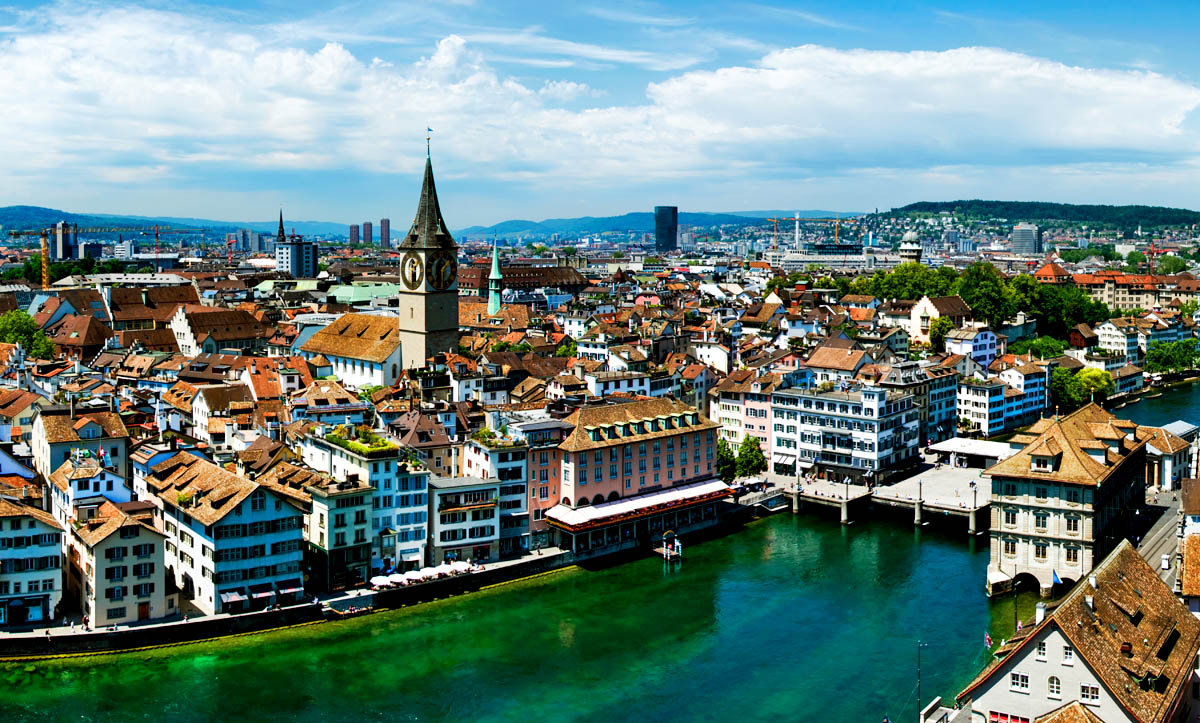 Zurich, orasul cu o populatie de peste un milion de locuitori, beneficiaza ...